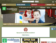 Tablet Screenshot of middlesexcentre.on.ca